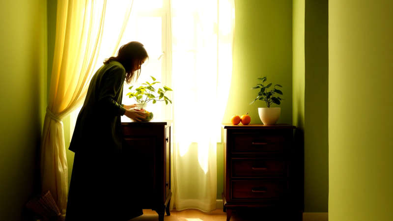 Paz y belleza natural en un hogar