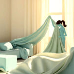 Armonía serena en un espacio limpio