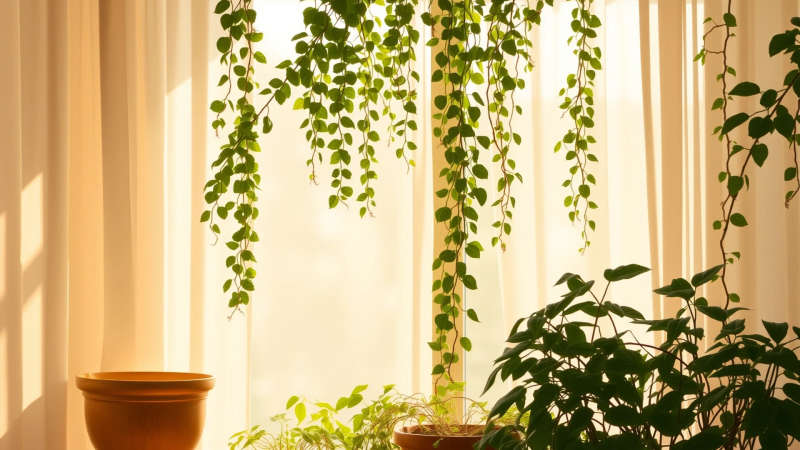 Serena ilustración de un espacio natural y acogedor