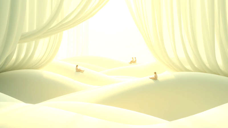 Tranquilidad minimalista en un espacio armonioso