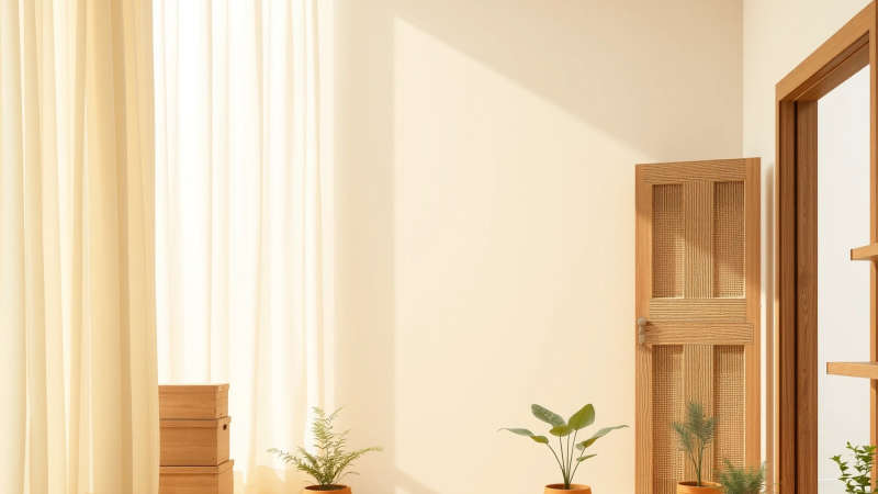 Paz y sencillez natural en armonía