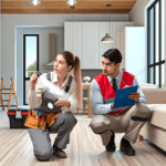 Inspección de vivienda nueva con constructor