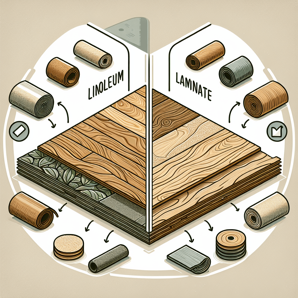 Linóleo o laminado Diferencias y cuál es mejor para tus pisos