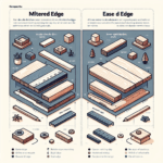 Mitered Edge vs Eased Edge: Diferencias, ventajas y costos