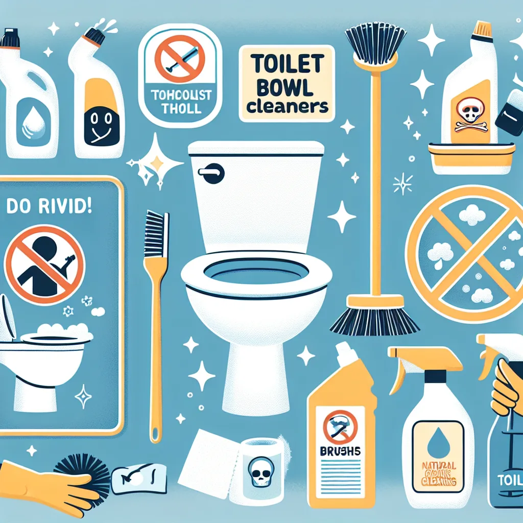 Por qué evitar los limpiadores de inodoro de colocar