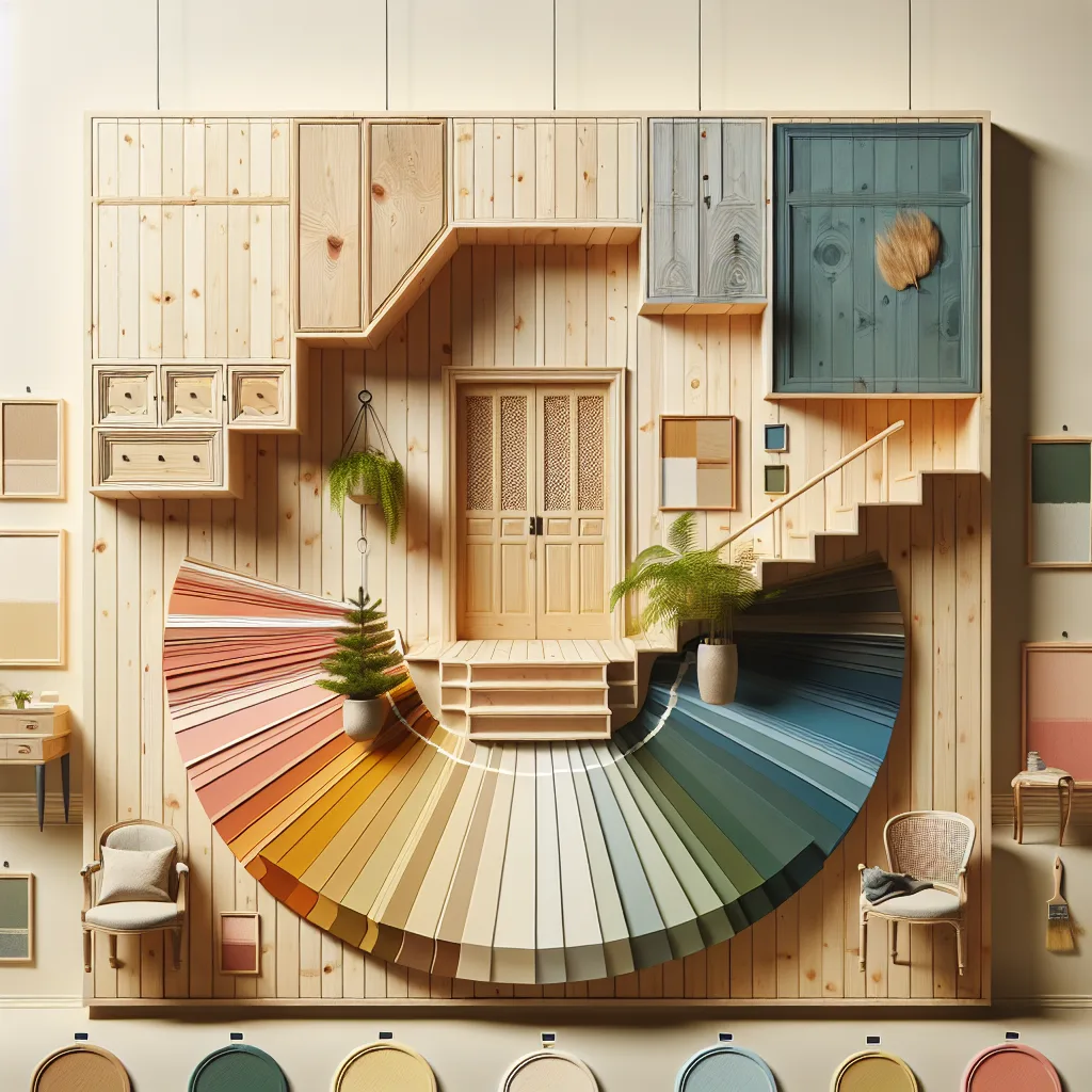 Qué colores de pintura van bien con molduras de pino