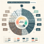 Qué colores son más eficientes para tejas de techo
