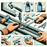 Qué técnica usar para reparar rieles rotos de ventanas
