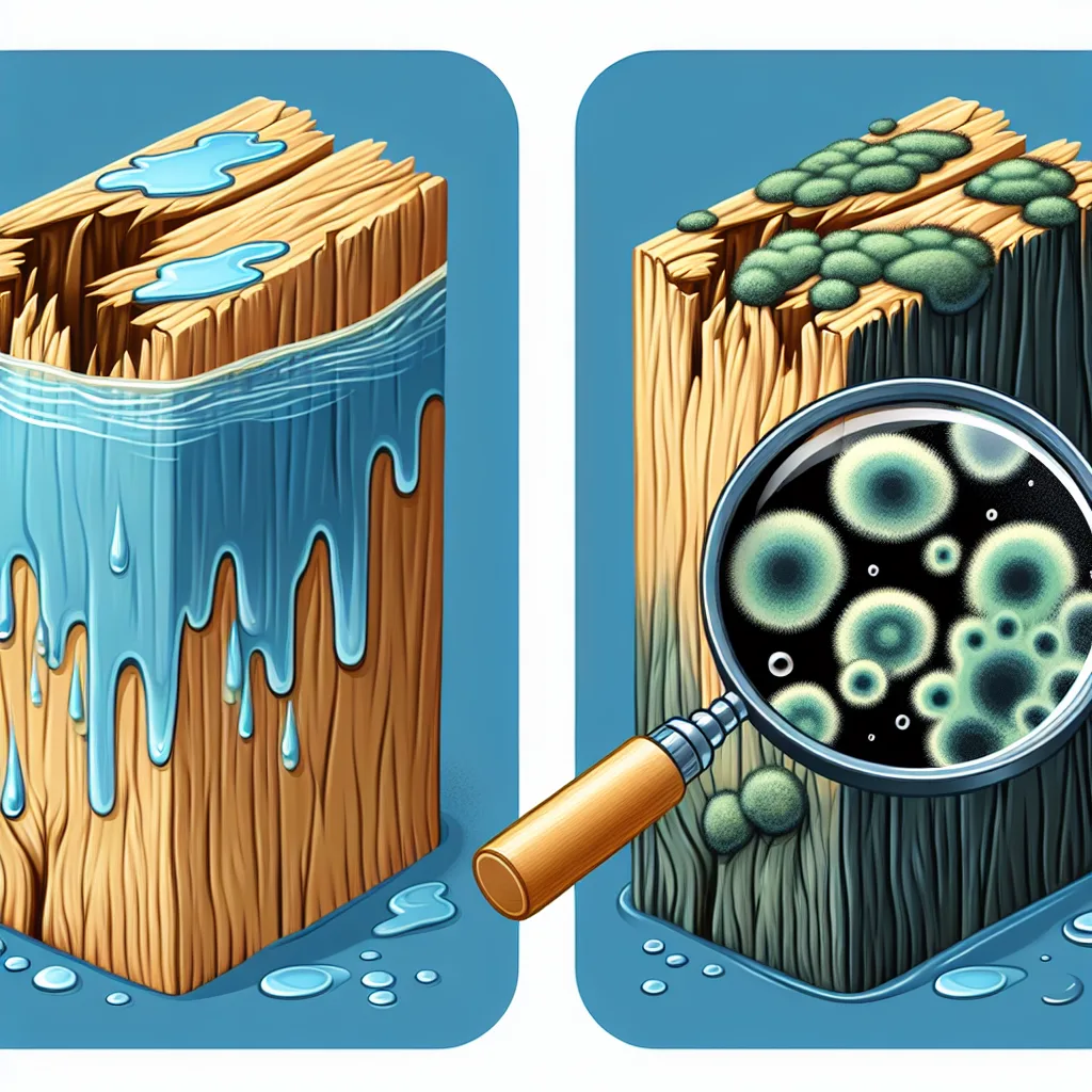 Sabes diferenciar entre el daño por agua y el moho