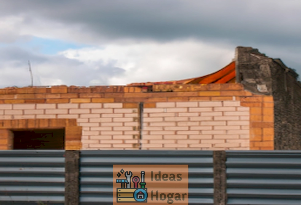 Imagen de una casa de ladrillo resistente a un tornado, ejemplificando la seguridad y protección que ofrecen este tipo de construcciones en zonas propensas a desastres naturales.