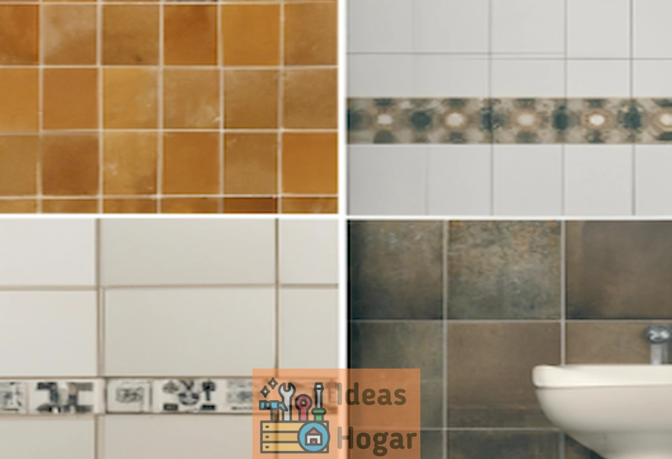 Comparación visual de distintos tamaños de azulejos para baños pequeños: ¿cuál es el más adecuado para maximizar el espacio?