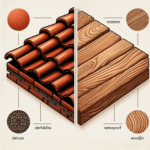 Tejas vs. tablillas de madera: diferencias y características