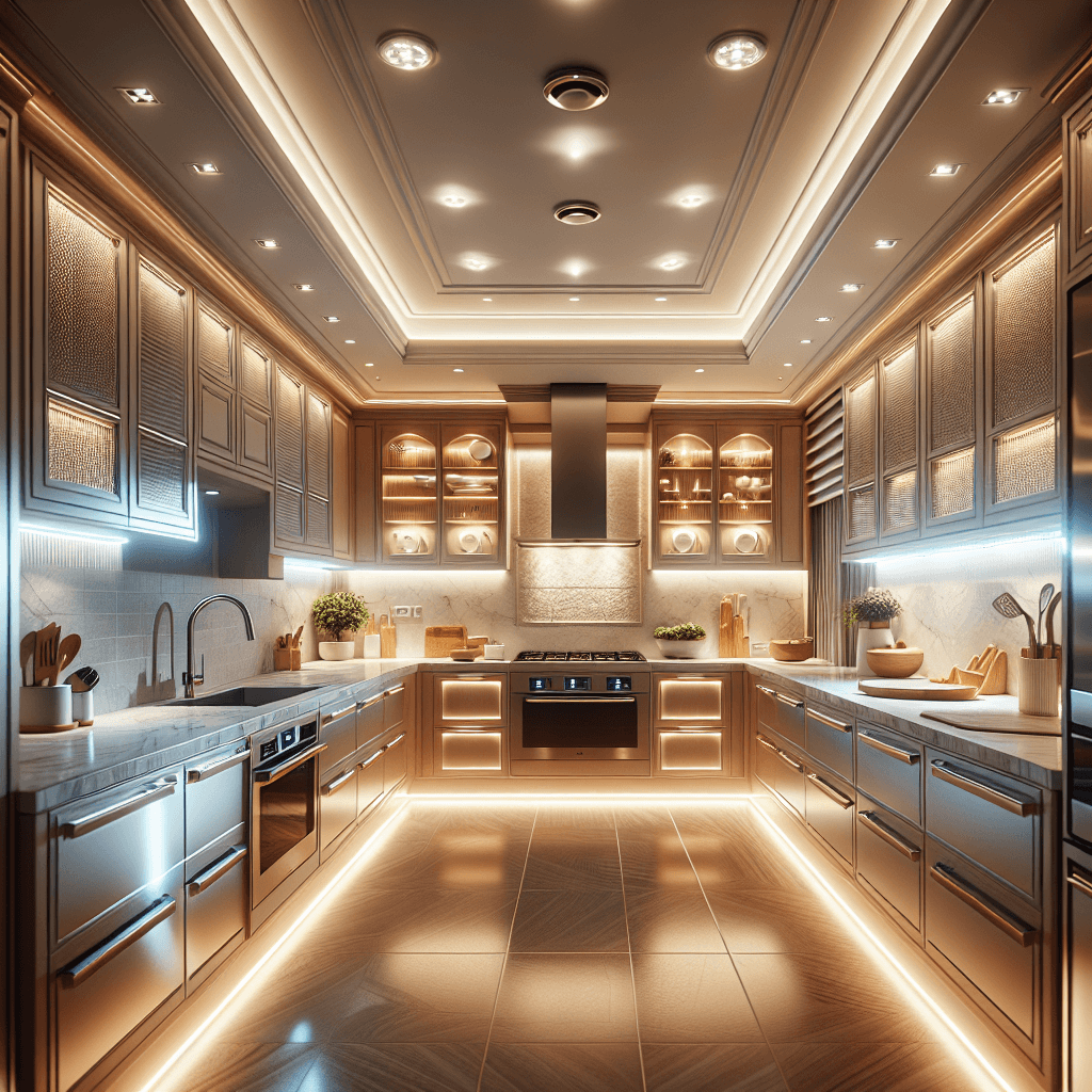 Temperatura adecuada en cocina con iluminación LED