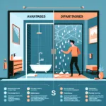 Ventajas y desventajas de las puertas de ducha sin marco